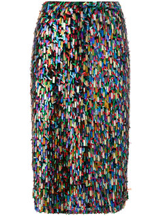 embellished midi skirt Odeeh