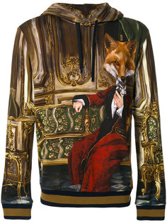 толстовка с капюшоном и принтом Mr Fox Dolce & Gabbana