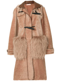 shearling duffle coat Marni