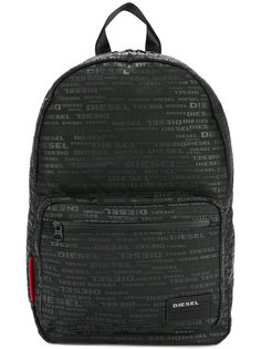 logo print backpack Diesel