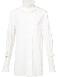 oversized ruffled shirt  Bmuet(Te)