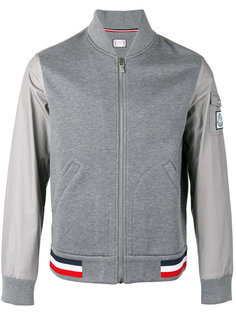 куртка бомбер с контрастными рукавами Moncler Gamme Bleu