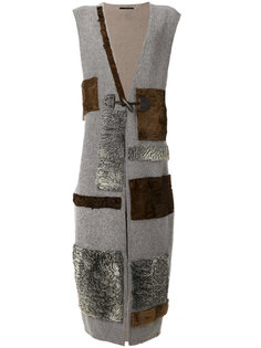 fur patchwork jacket Maurizio Pecoraro