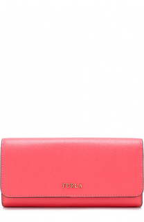 Кошелек из сафьяновой кожи с клапаном Furla