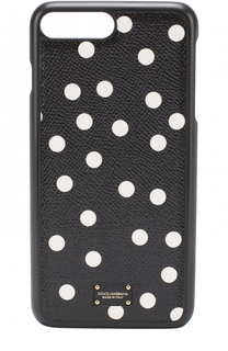 Кожаный чехол для iPhone 7 Plus с принтом Dolce &amp; Gabbana
