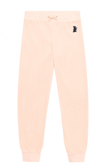 Спортивные брюки с эластичными манжетами и вышивкой Juicy Couture