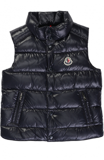 Пуховый жилет на кнопках Moncler Enfant