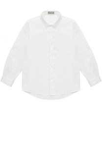 Хлопковая рубашка прямого кроя Il Gufo