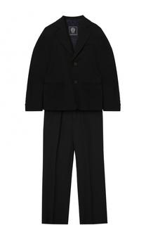 Шерстяной костюм с пиджаком на двух пуговицах Dal Lago