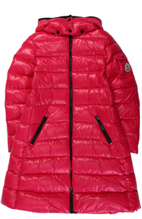 Пуховое пальто с капюшоном Moncler Enfant