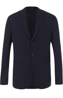 Шерстяной однобортный пиджак Caruso