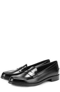 Кожаные пенни-лоферы с перемычкой Tod’s