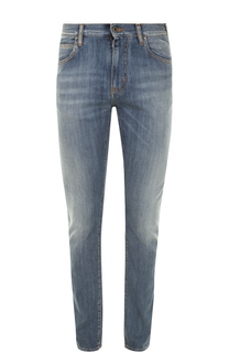 Джинсы прямого кроя с потертостями Armani Jeans