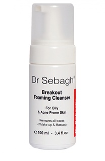 Очищающая пенка для жирной кожи и кожи с акне Breakout Foaming Cleanser. For Oily &amp; Acne Prone Skin Dr.Sebagh