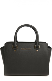 Сумка Selma Medium из сафьяновой кожи MICHAEL Michael Kors