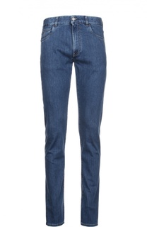 Джинсы прямого кроя с контрастной прострочкой Canali