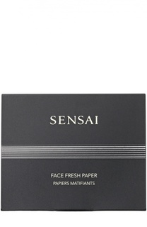 Освежающие матирующие салфетки для лица Sensai