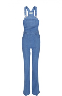 Приталенный джинсовый комбинезон с накладными карманами Stella McCartney
