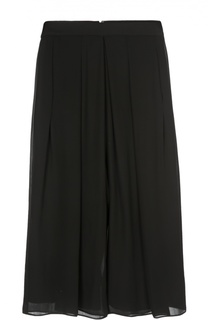 Полупрозрачные кюлоты с широким поясом Armani Collezioni