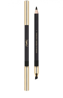 Водостойкий карандаш для глаз Dessin Du Regard, 01 Noir Volage YSL