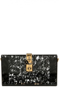 Клатч Dolce Box с кружевом Dolce &amp; Gabbana