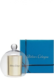 Свеча со стеклянным куполом Gold Leather Atelier Cologne