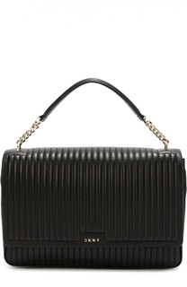 Сумка Gansevoort Pinstripe large из стеганой кожи DKNY