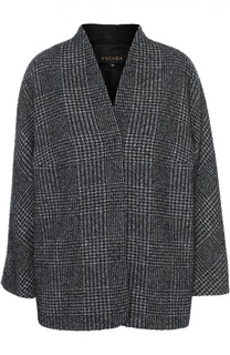 Жакет свободного кроя с укороченным рукавом Escada