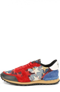 Комбинированные кроссовки Rockrunner Camustars Valentino