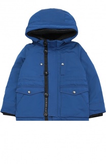 Парка Mini Elliott с капюшоном Burberry