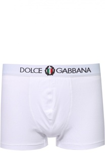 Хлопковые боксеры с широкой резинкой Dolce &amp; Gabbana