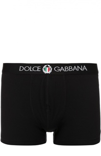 Хлопковые боксеры с широкой резинкой Dolce &amp; Gabbana