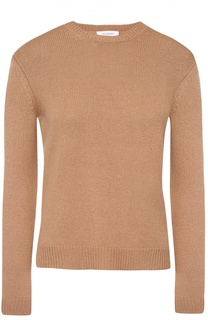 Кашемировый пуловер с круглым вырезом и заклепками Valentino