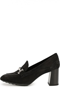 Замшевые туфли Gomma с пряжкой Tod’s