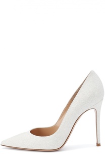 Туфли Gianvito 105 с глиттером на шпильке Gianvito Rossi
