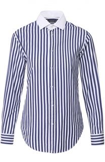 Блуза прямого кроя в контрастную полоску Polo Ralph Lauren
