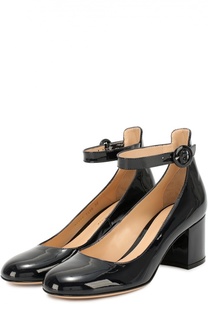 Лаковые туфли Greta с ремешком на щиколотке Gianvito Rossi