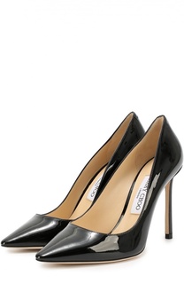 Лаковые туфли Romy 100 на шпильке Jimmy Choo