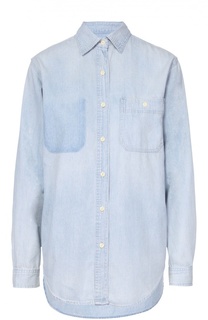 Джинсовая блуза прямого кроя с накладным карманом Denim&amp;Supply by Ralph Lauren