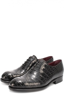 Классические оксфорды из кожи крокодила Brioni
