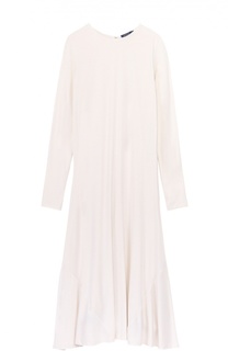 Приталенное платье-миди с длинным рукавом Polo Ralph Lauren