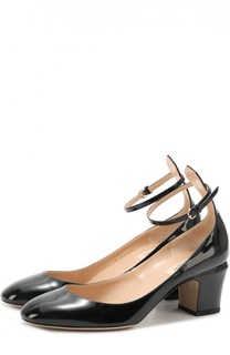 Лаковые туфли Tan-Go с ремешком на щиколотке Valentino