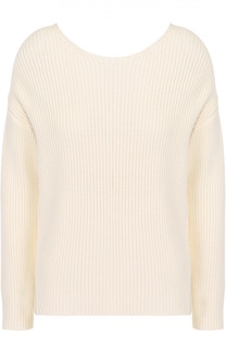 Вязаный пуловер прямого кроя с драпировкой MRZ