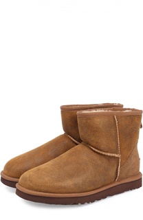 Кожаные полусапоги с внутренней меховой отделкой UGG Australia