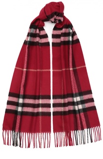 Шарф из кашемира в клетку Burberry