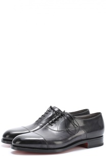 Классические кожаные оксфорды Santoni