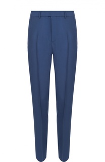 Шерстяные брюки прямого кроя с лампасами Valentino