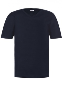 Хлопковая футболка с V-образным вырезом Brioni