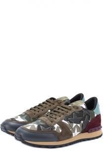 Комбинированные кроссовки Rockrunner Camustars Valentino