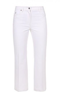 Укороченные расклешенные джинсы со стрелками Calvin Klein Collection